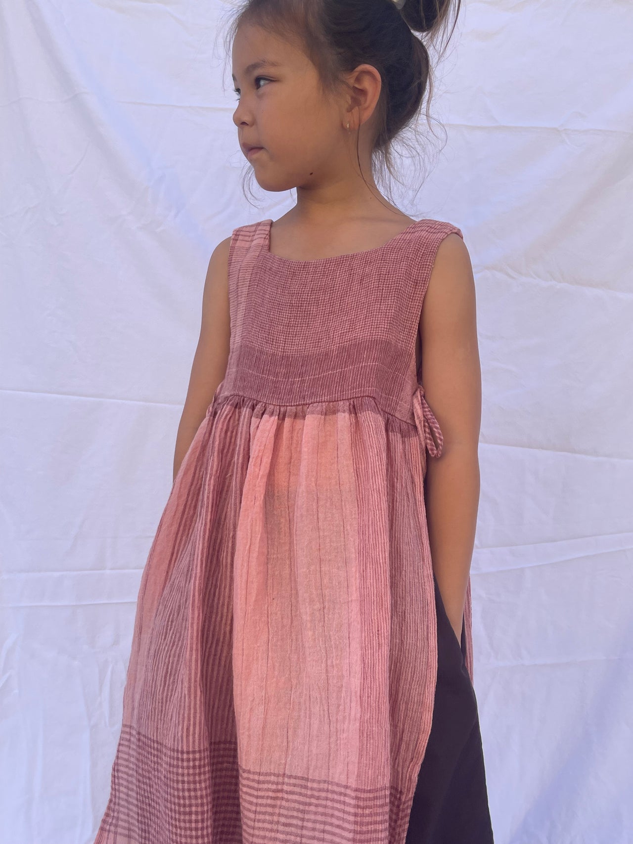 RIO APRON DRESS - PINK