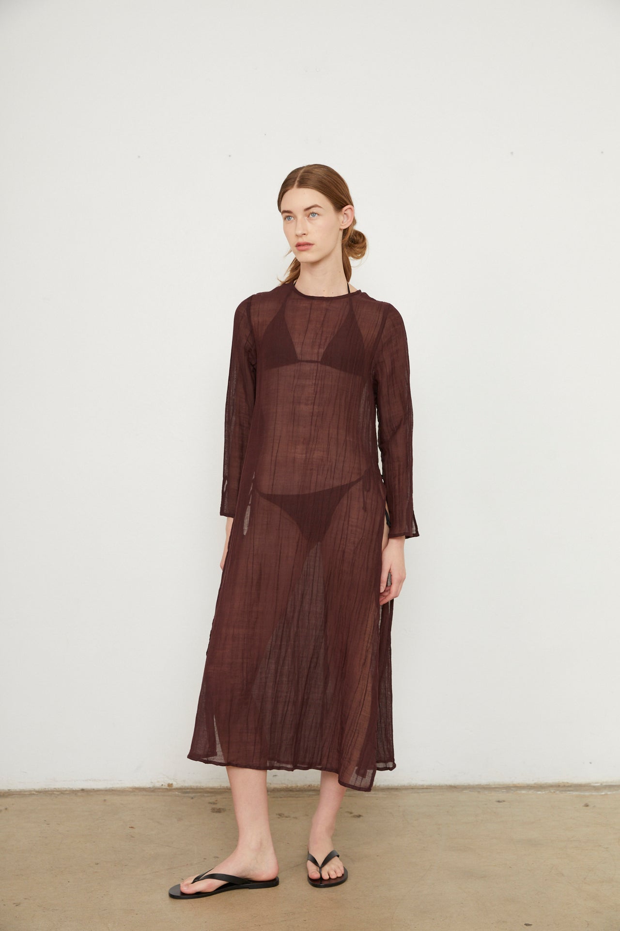 OLIVIA DRESS - PLUM