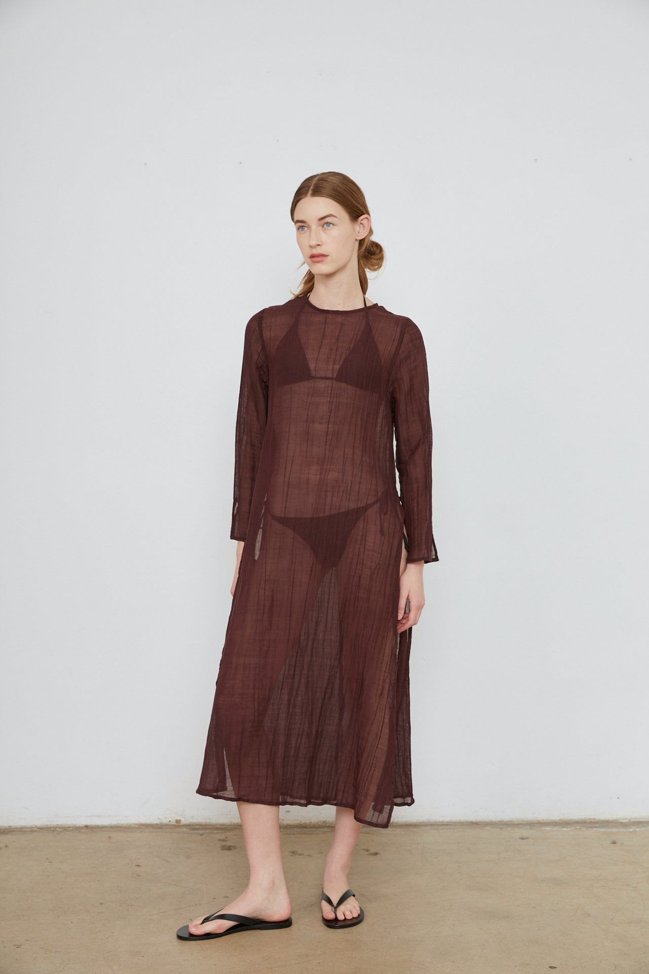 OLIVIA DRESS - PLUM
