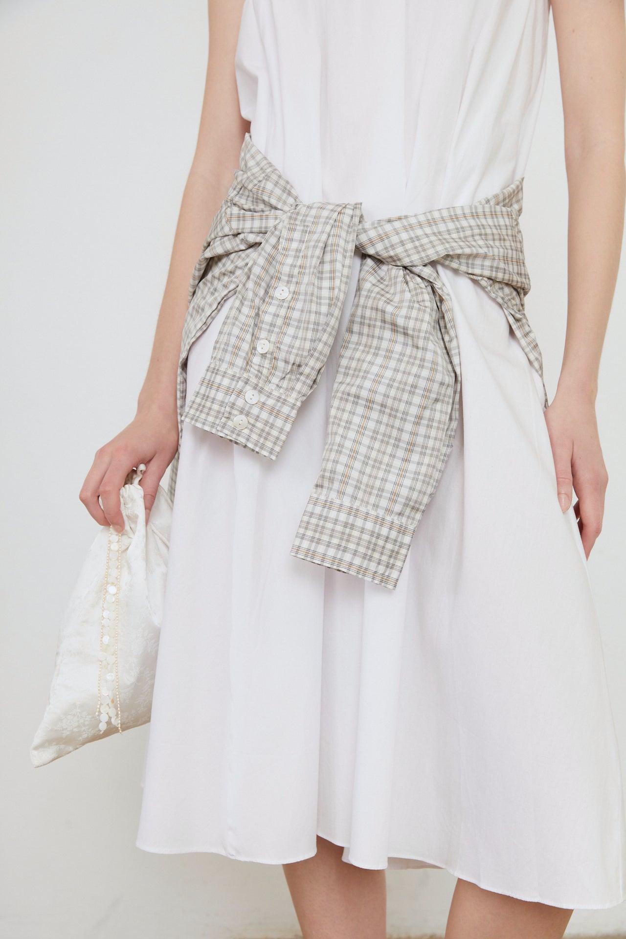 MONTE SILK BAG - WHITE