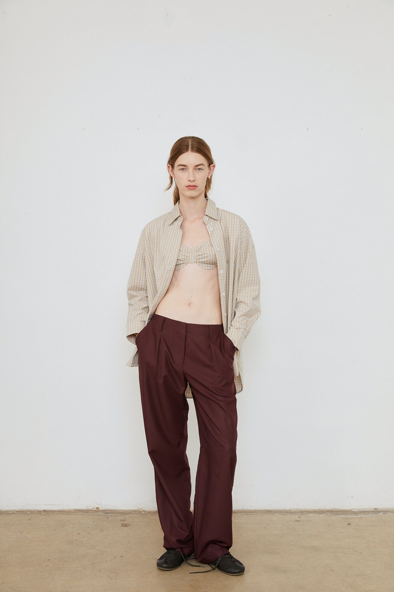 SARA SHIRT - BLUE CHECK