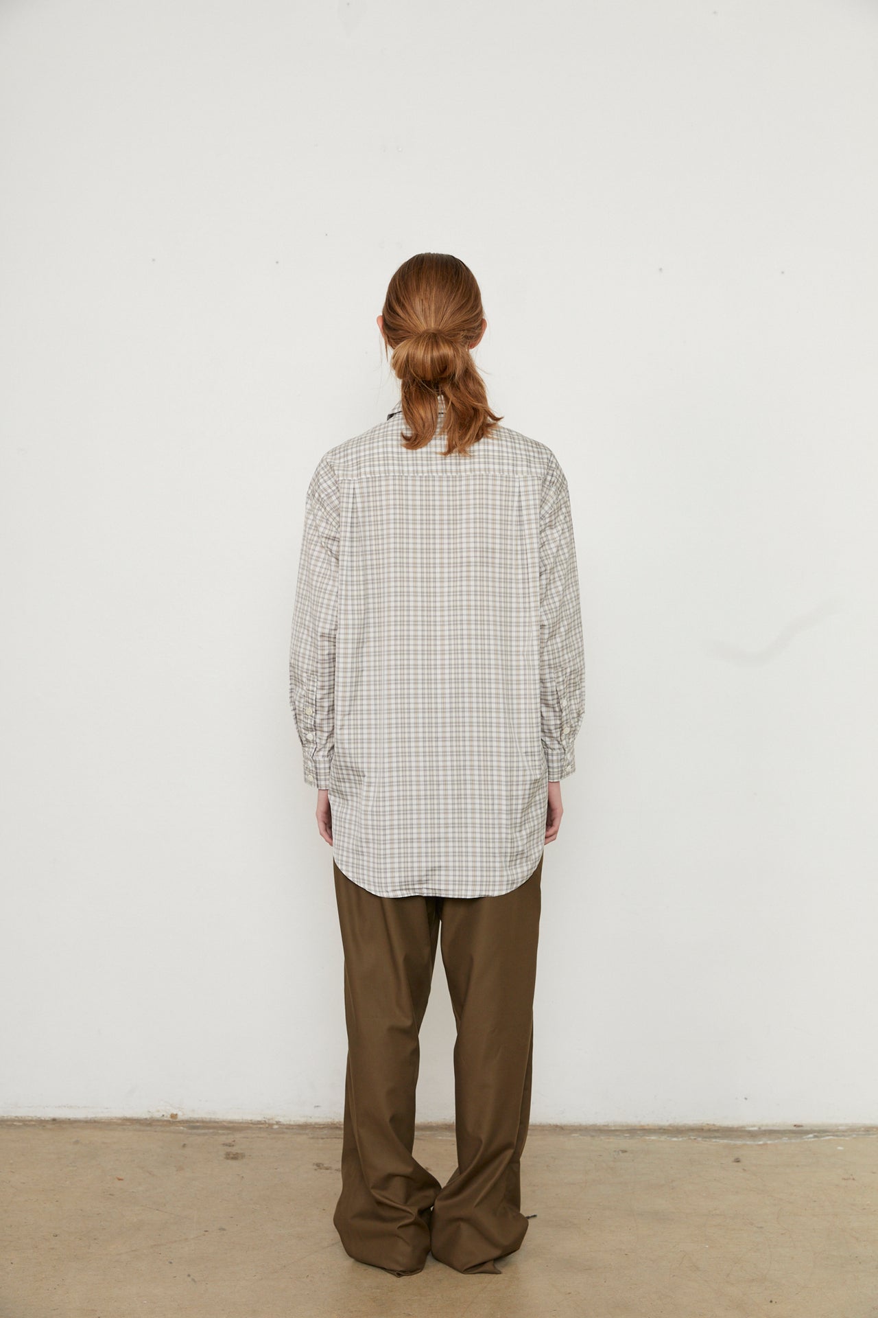 SARA SHIRT - OLIVE CHECK